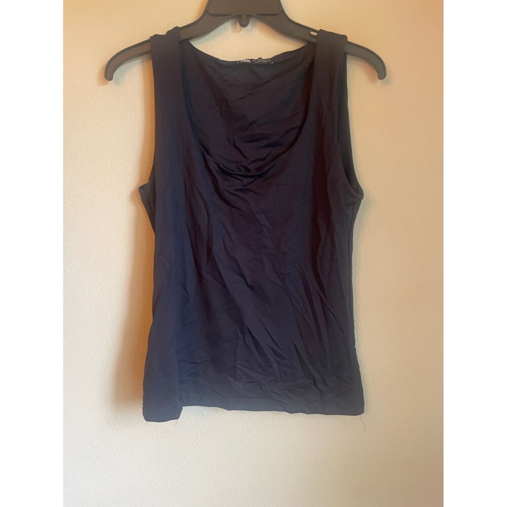 Zara Women’s Sleeveless crew Neck layering Tank Top size L